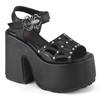 DemoniaCult - CAMEL17 Plateausandalen - Schwarz Product image